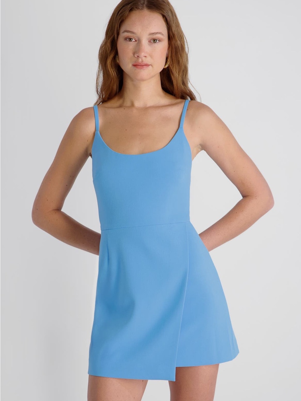 French Connection Pale Blue Spaghetti Strap Cami Dress